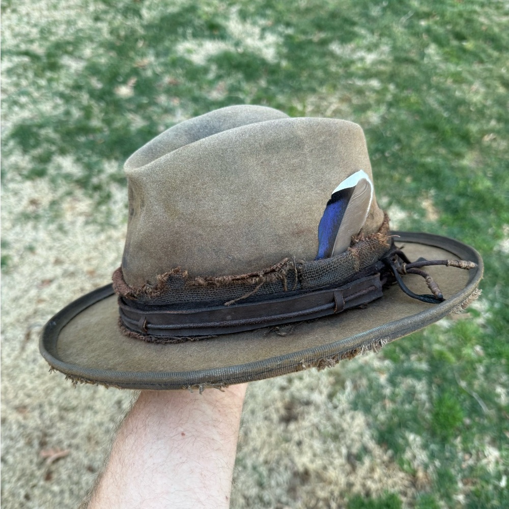 Custom Ugly Outlaw “Rude Civilian” Western Hat - Picture 4 of 12